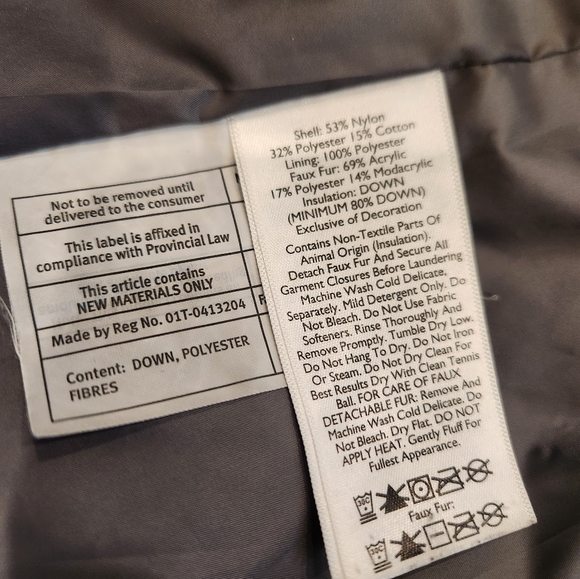 **CONSIGNED** Eddie Bauer Sun Valley Down Parka, Forest Green, Large EUC - Picture 4 of 7